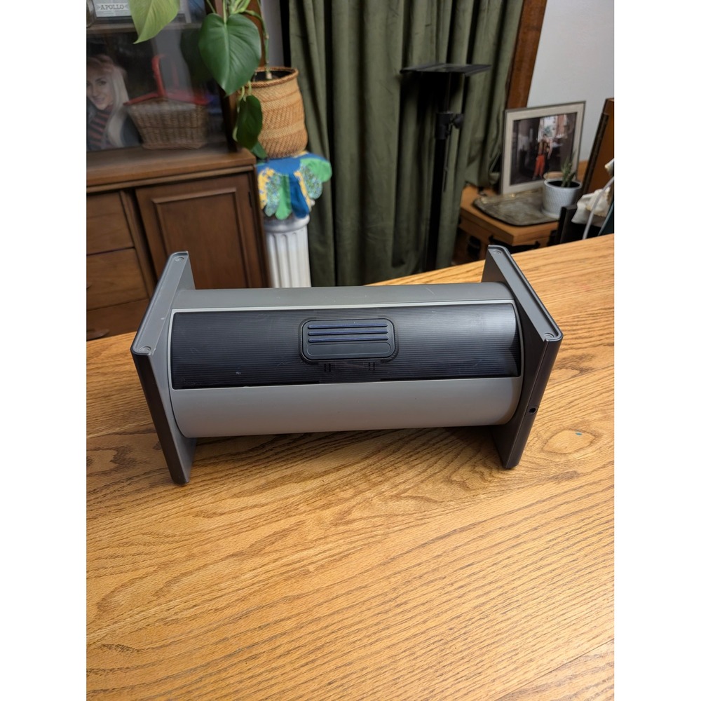 Atlantic CD Storage Case Roll Top Desktop Media Organizer Grey Black